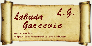 Labuda Garčević vizit kartica